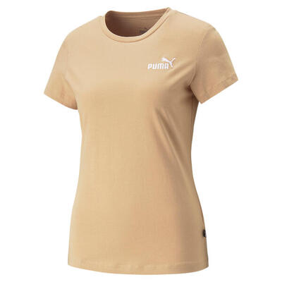 Dames-t-shirt met korte mouwen puma essentials+ embroidery