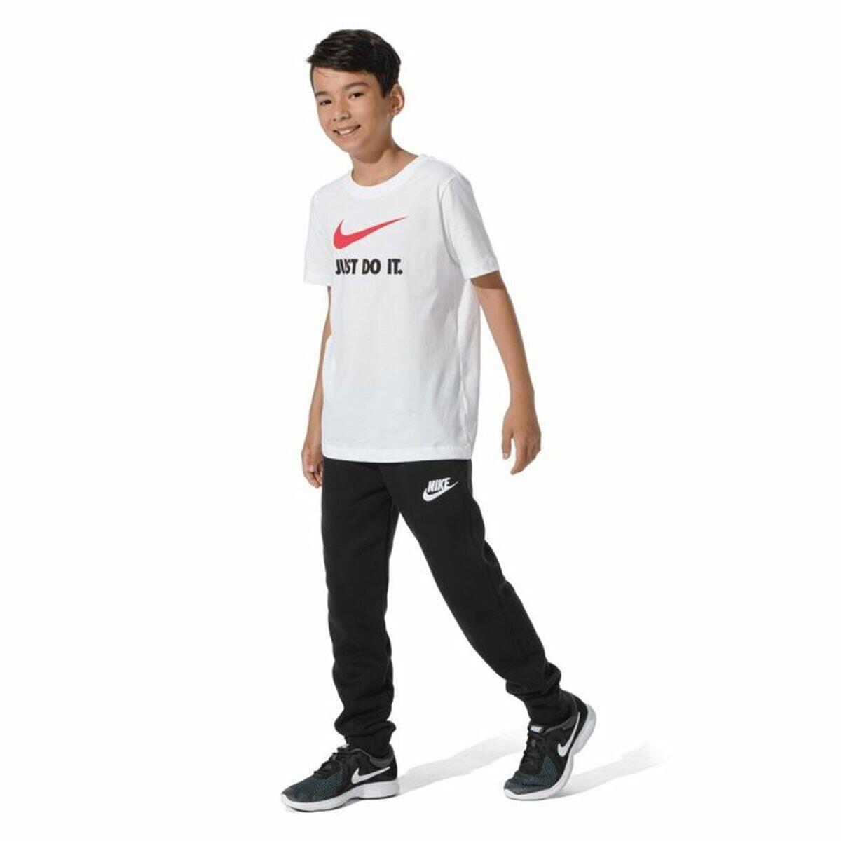 Camiseta de Manga Corta Infantil Nike Sportswear Blanco 5/5