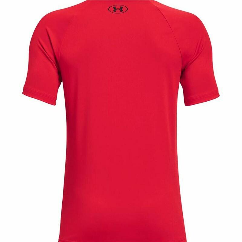 Camiseta de Manga Corta Infantil Under Armour  Tech Big Logo Rojo