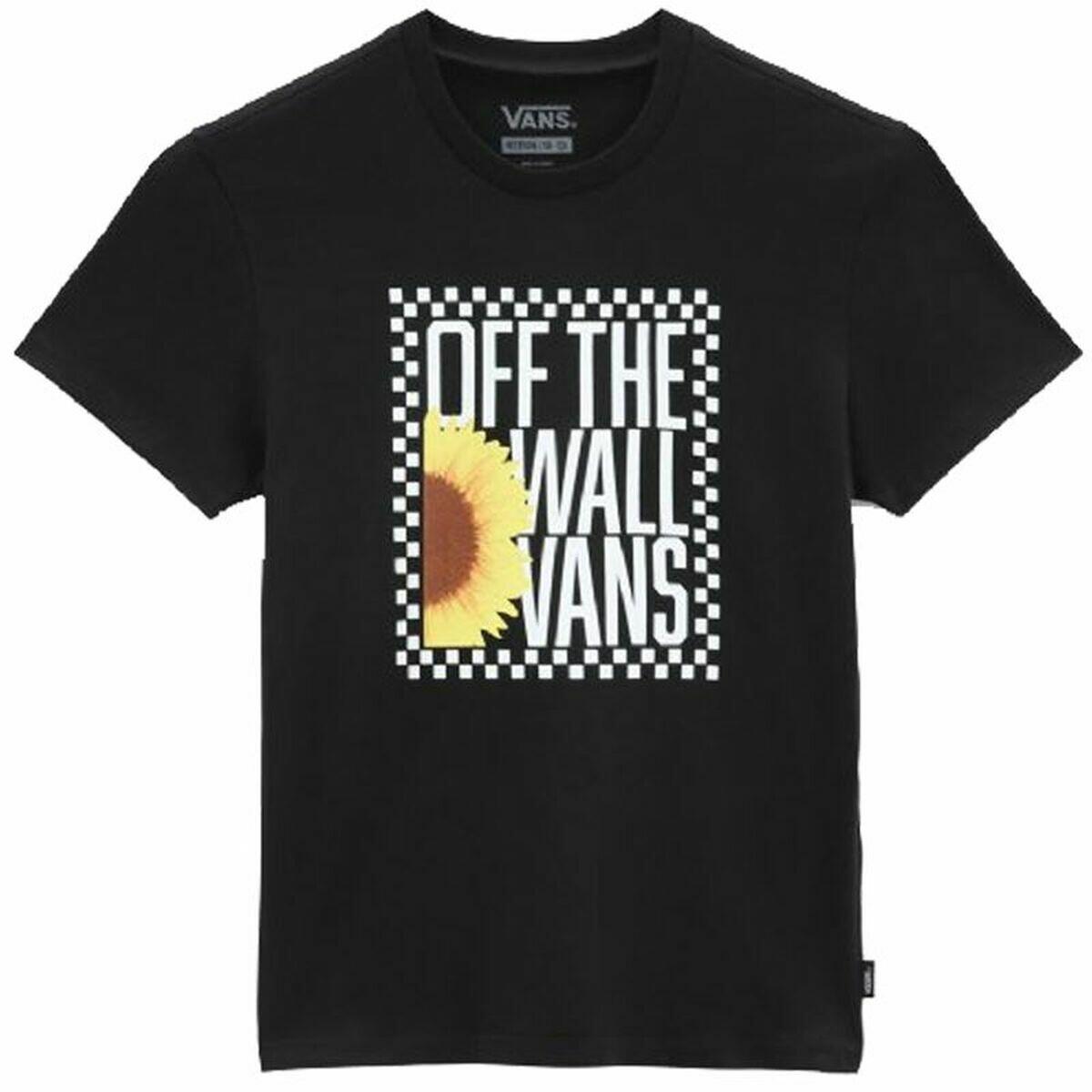 Maglia a Maniche Corte per Bambini Vans Sunlit Crew Nero 2/3