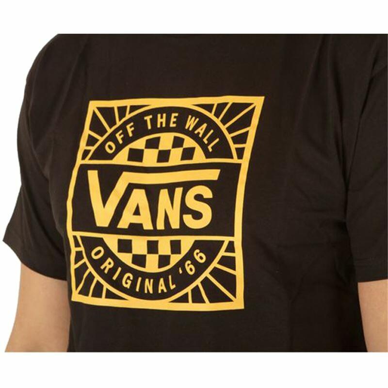 Camiseta de Manga Corta Hombre Vans Original B-B  Negro