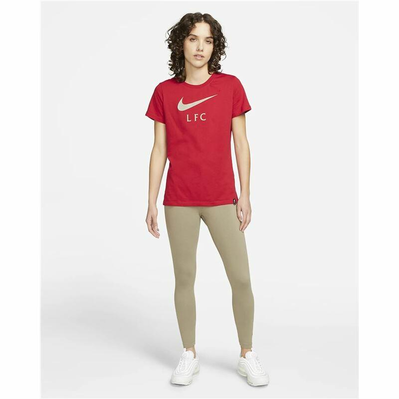 Camiseta de Manga Corta Mujer Nike Liverpool FC Rojo