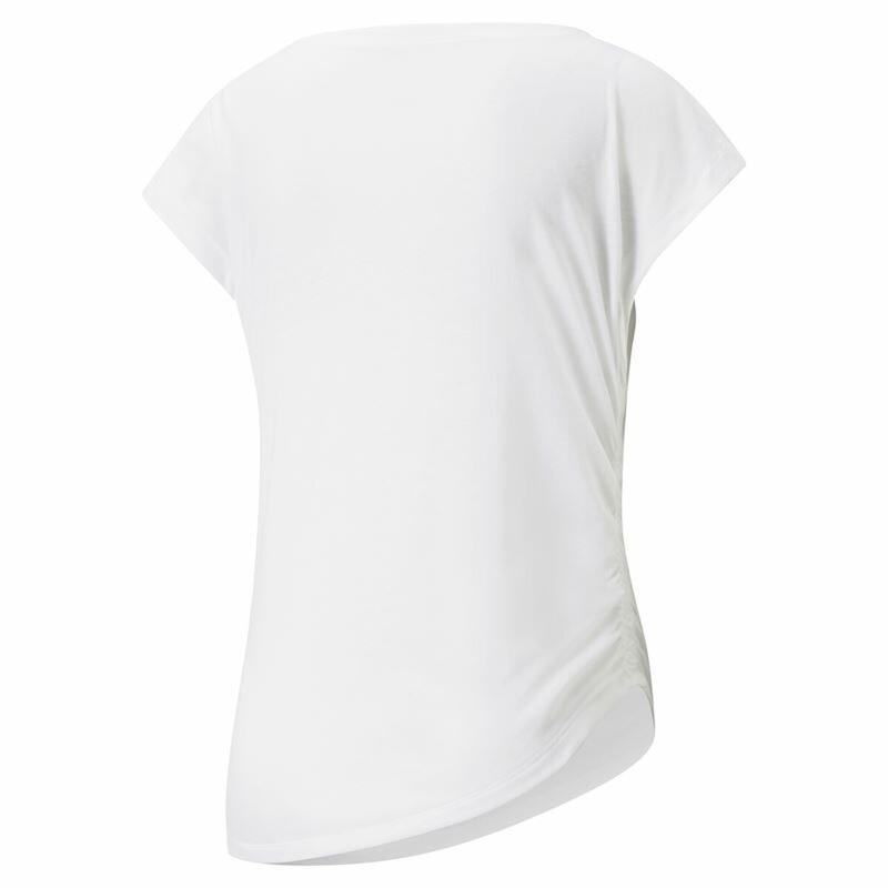 Camiseta de Manga Corta Mujer Yoga Puma Studio Foundation Blanco