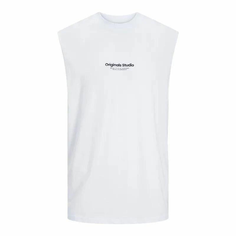 Camiseta para Hombre sin Mangas Jack & Jones  Jovesterbro Blanco