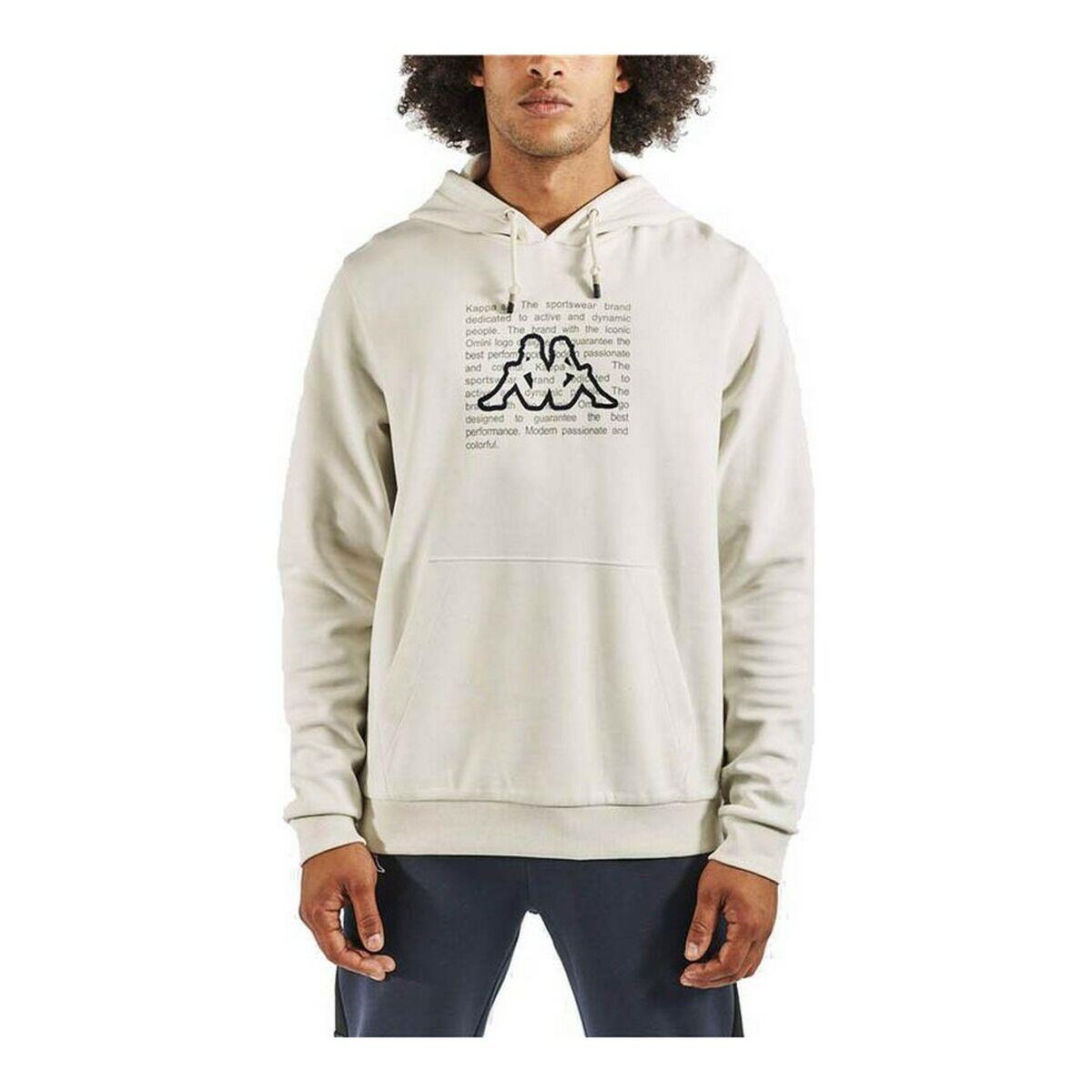 Sweat à capuche homme Kappa Iodeli Gris clair 1/5