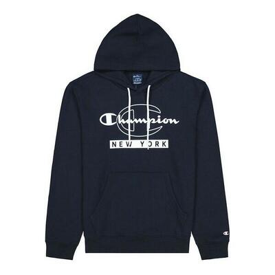 Herensweater zonder capuchon champion new york graphic print donkerblauw
