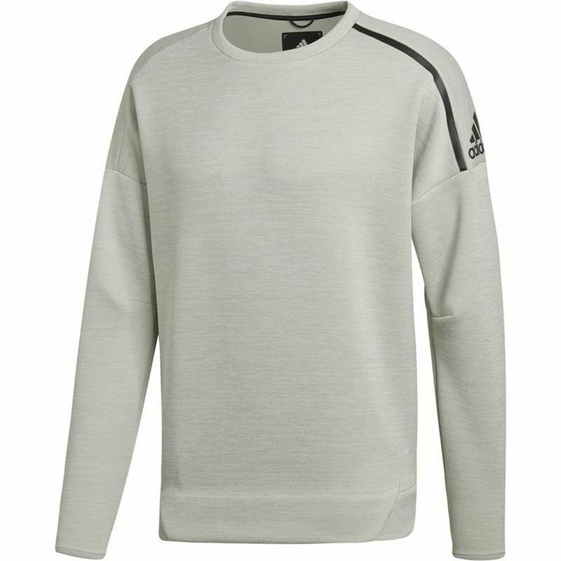 Sudadera sin Capucha Hombre Adidas Zne Crew Gr Gris claro