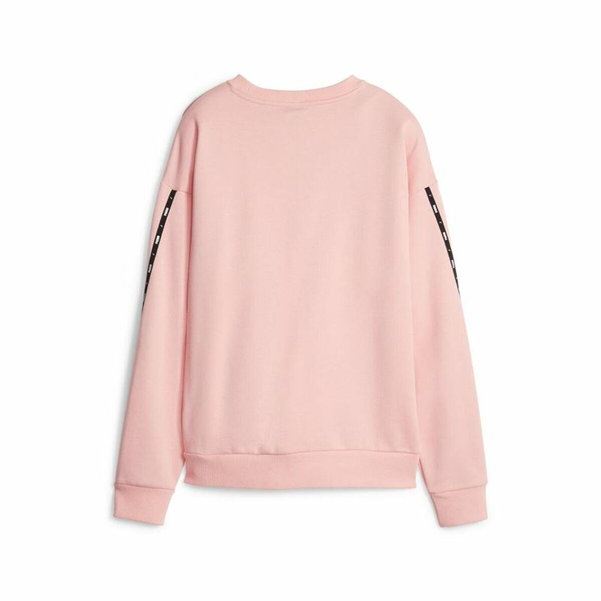 Damen Sweater mit Kapuze Puma Ess Tape Rosa 2/5