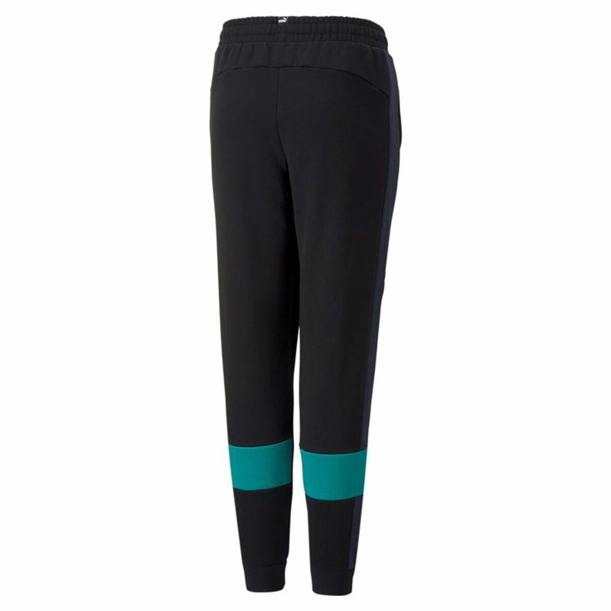 Pantalons de Survêtement pour Enfants Puma Essentials+ Colorblock Noir 2/5