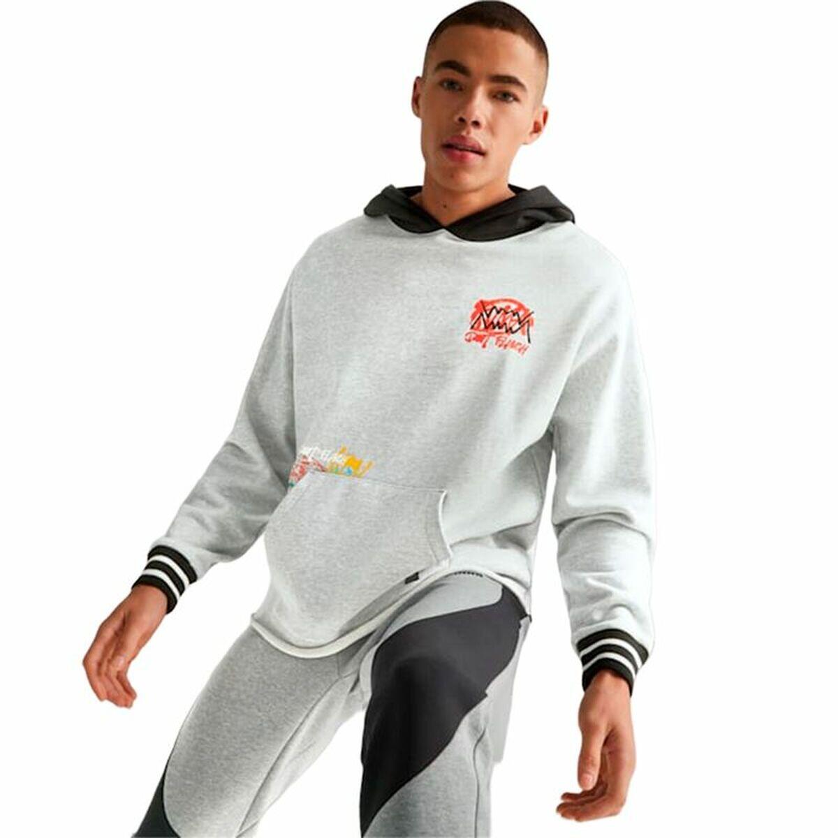 Sweat à capuche unisex Puma Boroughs Gris 3/7