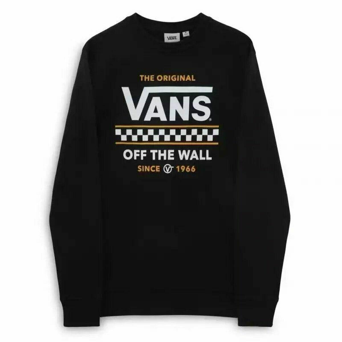 Sudadera sin Capucha Hombre Vans Negro 2/3
