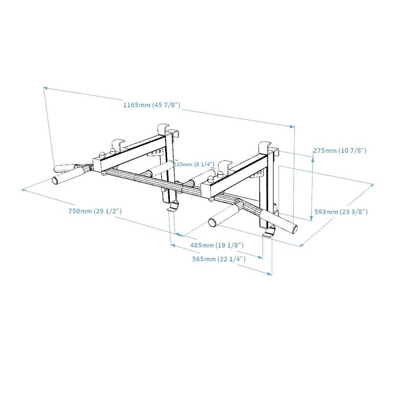 BenchK multi optrekstang voor wandrekken