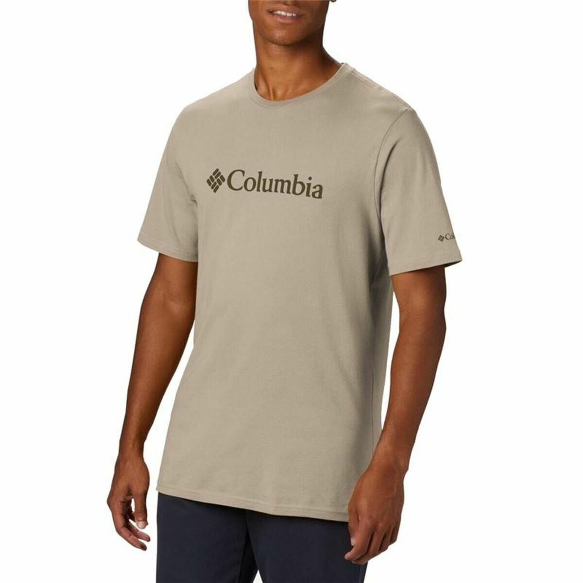 Camisola de manga curta homem columbia cinzento