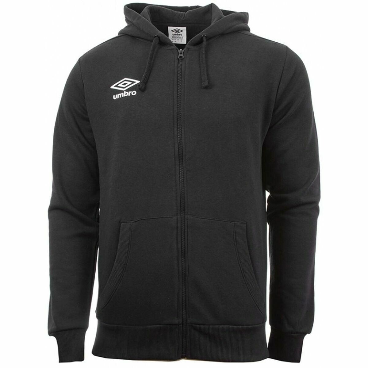 Sweat à capuche homme Umbro THROUGH SMALL LOGO Noir 2/3