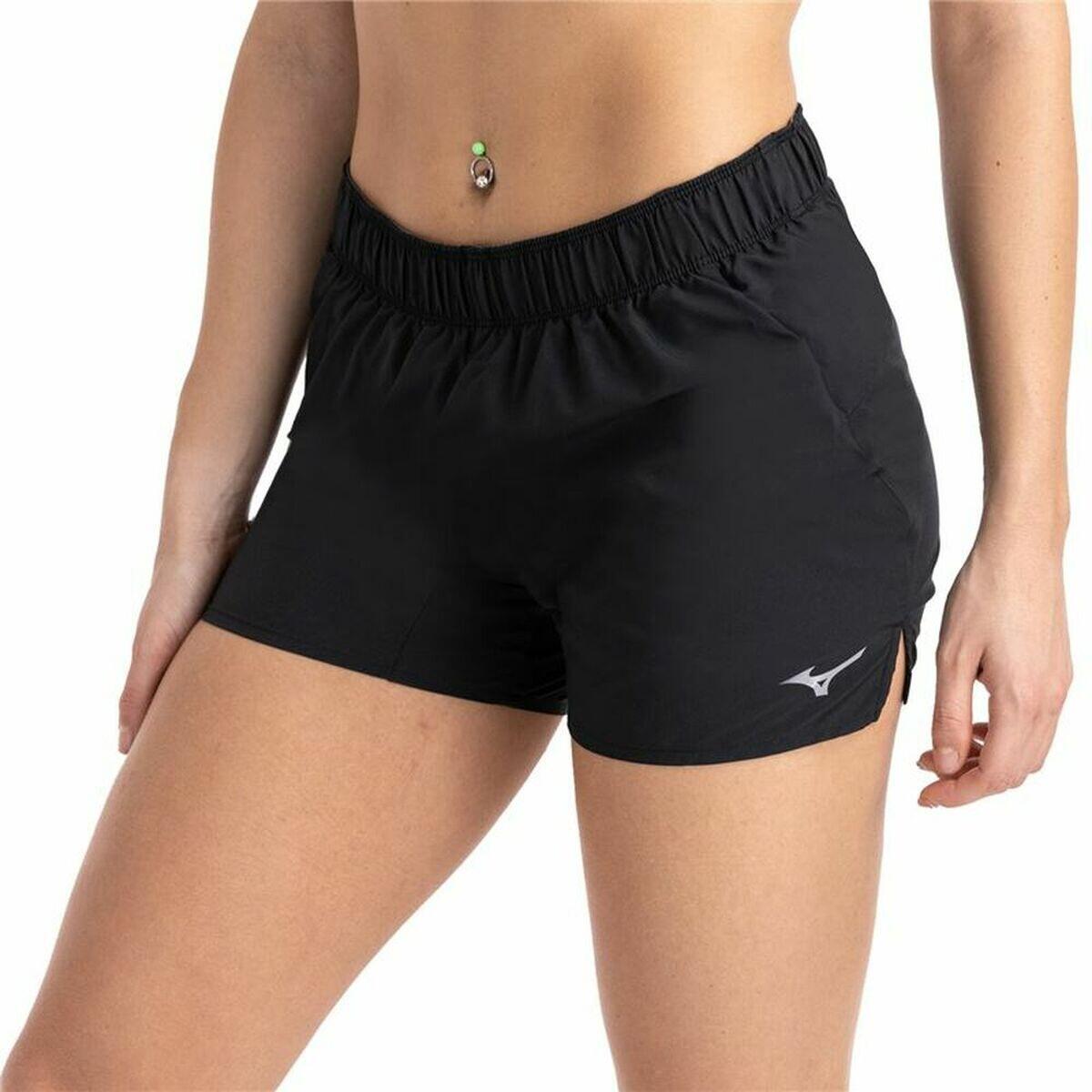 Pantaloncini Sportivi da Donna Mizuno Core 5.5 Nero 2/3