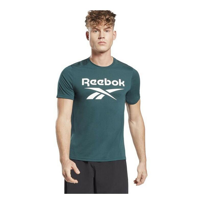 Camiseta de Manga Corta Hombre Reebok Workout Ready Supremium Azul