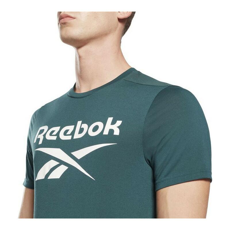 Camiseta de Manga Corta Hombre Reebok Workout Ready Supremium Azul