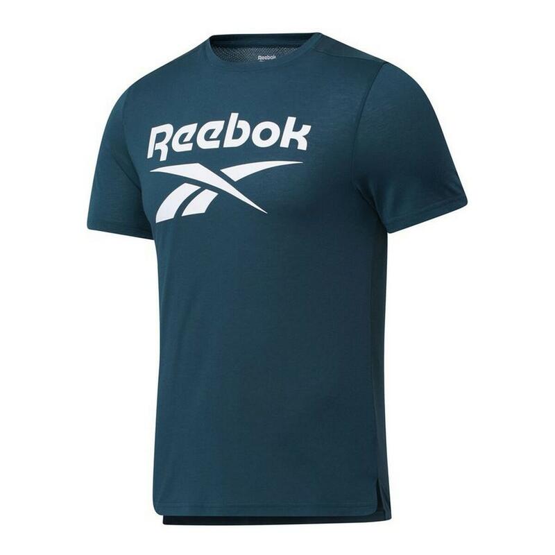 Camiseta de Manga Corta Hombre Reebok Workout Ready Supremium Azul