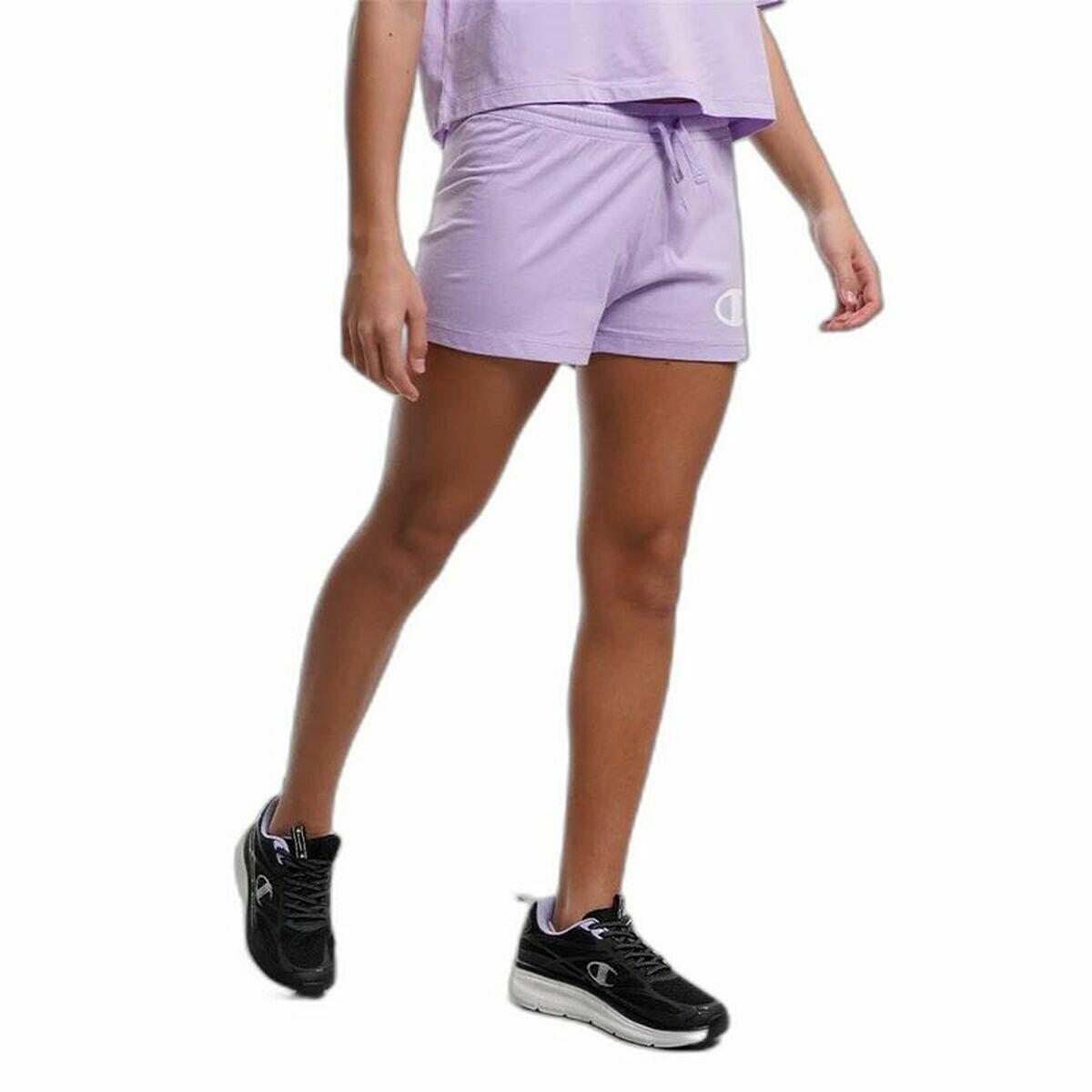 Damen-Sportshorts Champion Lila 4/5