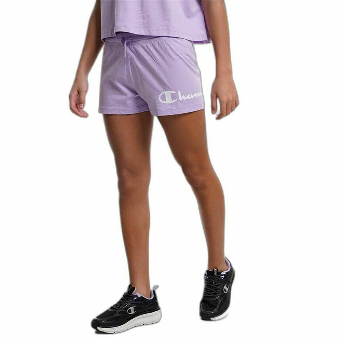 Damen-Sportshorts Champion Lila 2/5