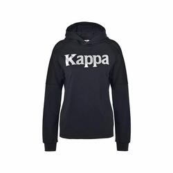 Sudadera con Capucha Mujer Kappa Yutsuko Negro