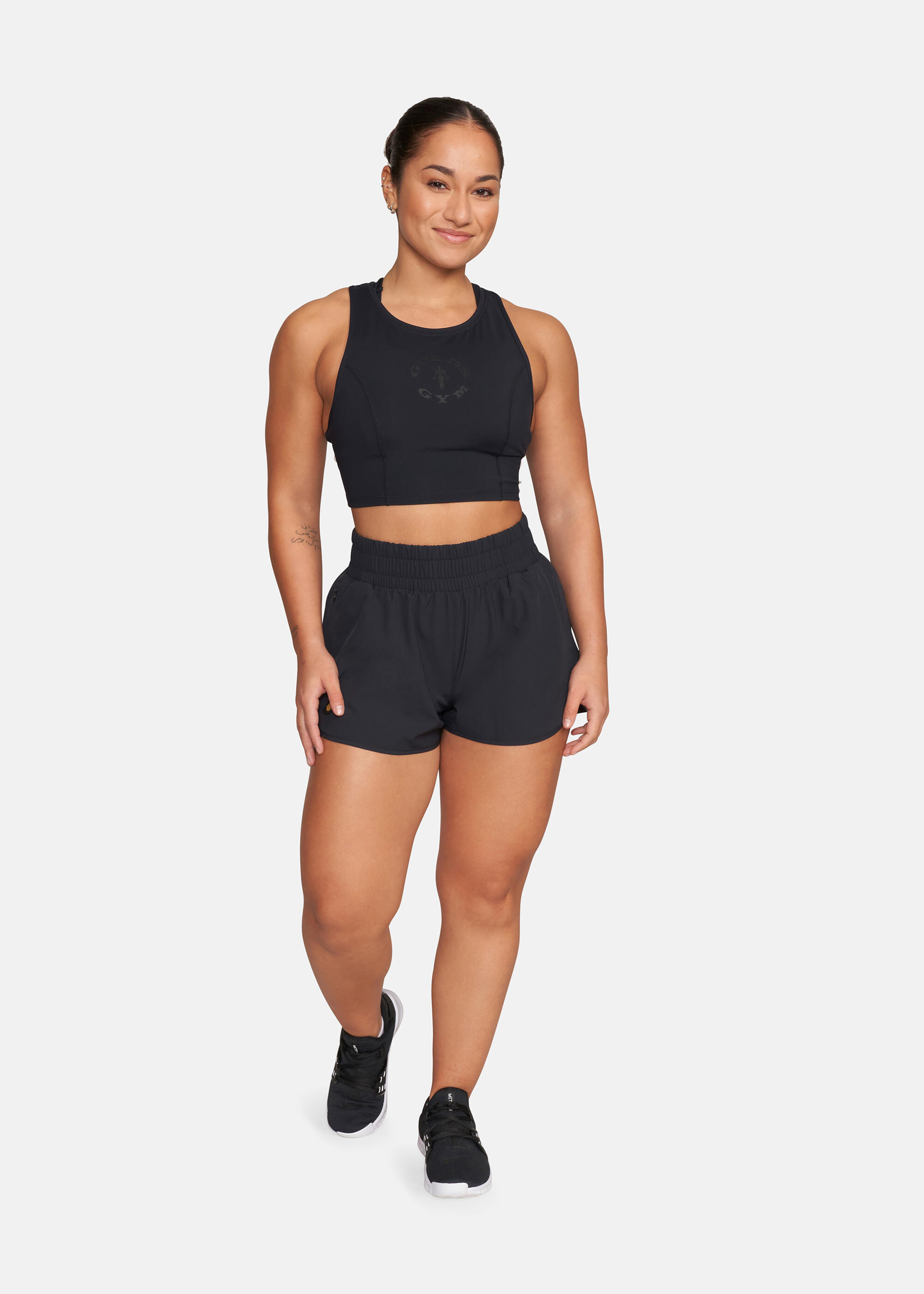 Korte broek ELLEN zwart sneldrogend 4/5