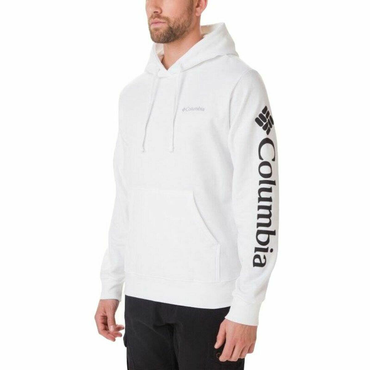 Sweat à capuche homme Columbia Viewmont II Blanc 2/3