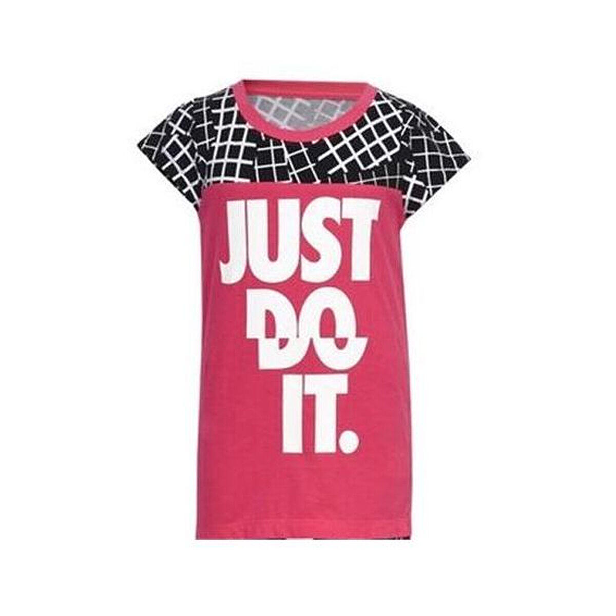 T shirt à manches courtes Enfant Nike  848-A72  Noir 1/4
