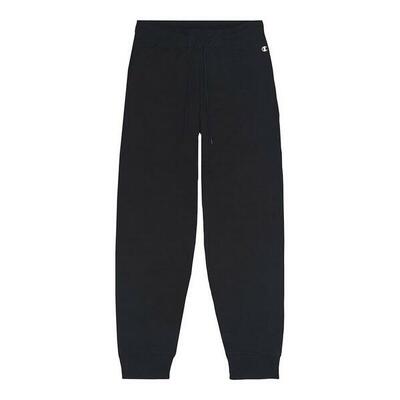 Lange sportbroek champion rib cuff zwart