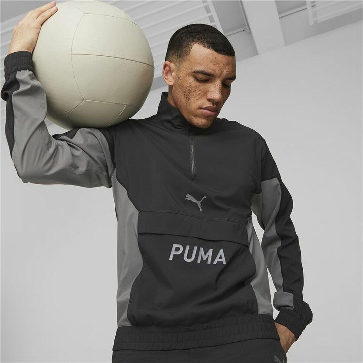 Giacca Sportiva da Uomo Puma Fit Woven Nero 3/5