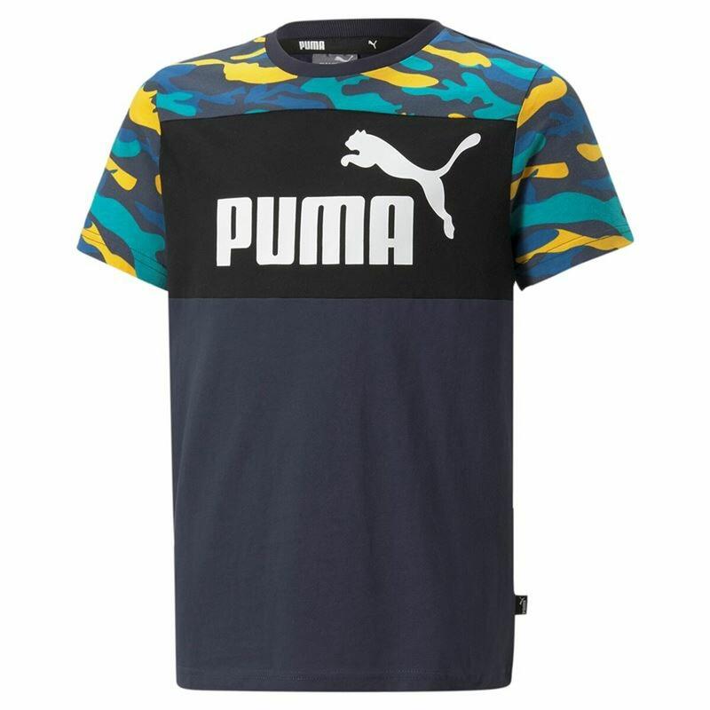 Maglia a Maniche Corte per Bambini Puma Essentials+ Nero