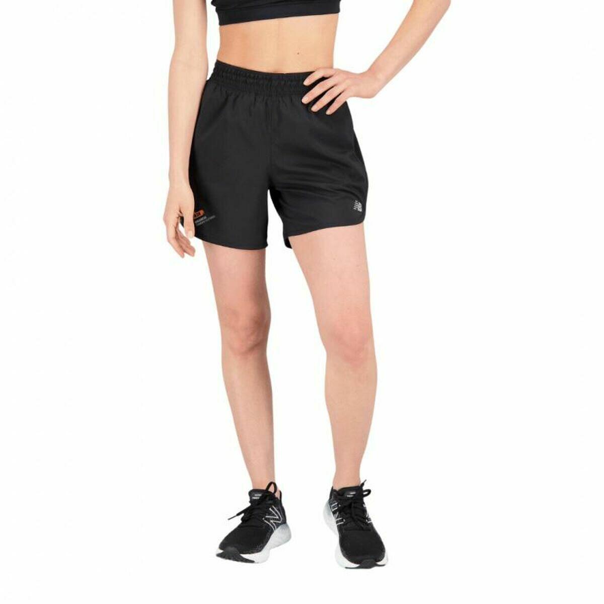 Short de Sport pour Femme New Balance Accelerate 5 Noir 5/5