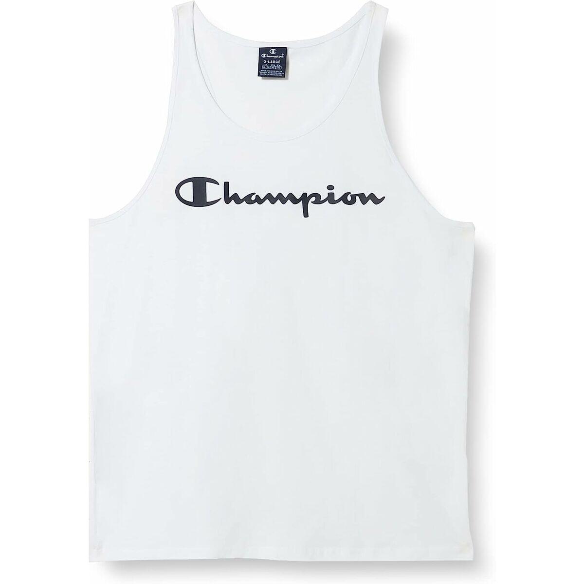 T-shirt para homem sem mangas champion tank top branco