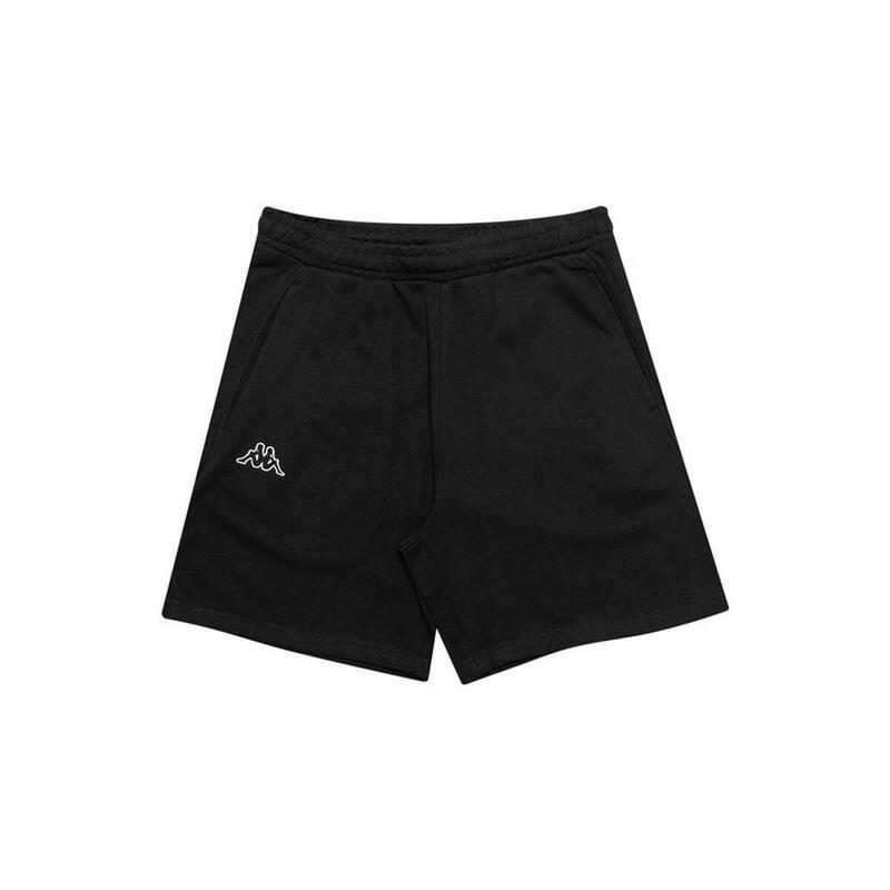 Pantalones Cortos Deportivos para Hombre Kappa Negro