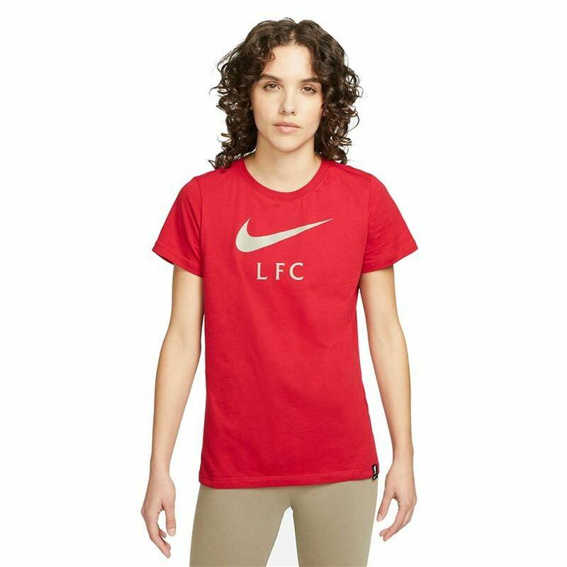 Camiseta de Manga Corta Mujer Nike Liverpool FC Rojo