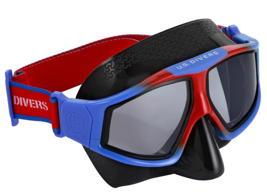 Set máscara y snorkel US Divers Avila LX - Azul/Rojo 4/7