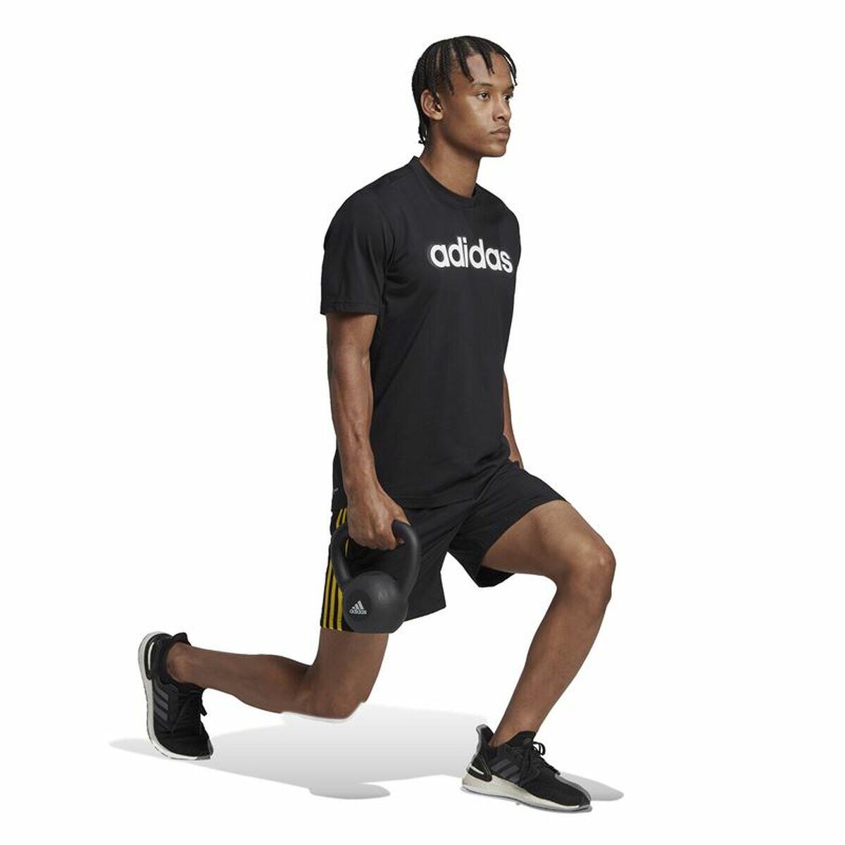 Short de Sport pour Homme Adidas Hiit 3S Noir 4/5