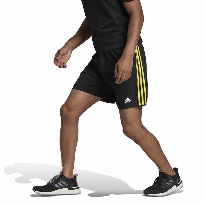 Pantalones Cortos Deportivos para Hombre Adidas Hiit 3S Negro