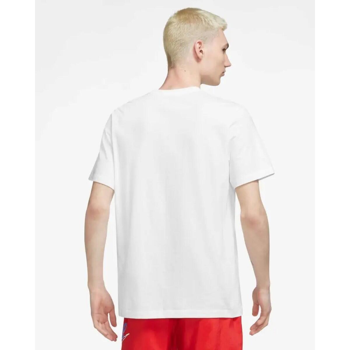 T-shirt uomo nike just do it tee - bianco 2/3