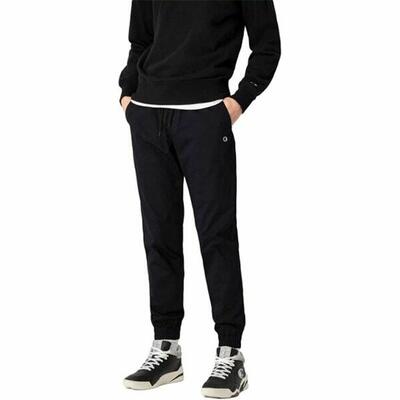 Lange sportbroek champion rib cuff zwart