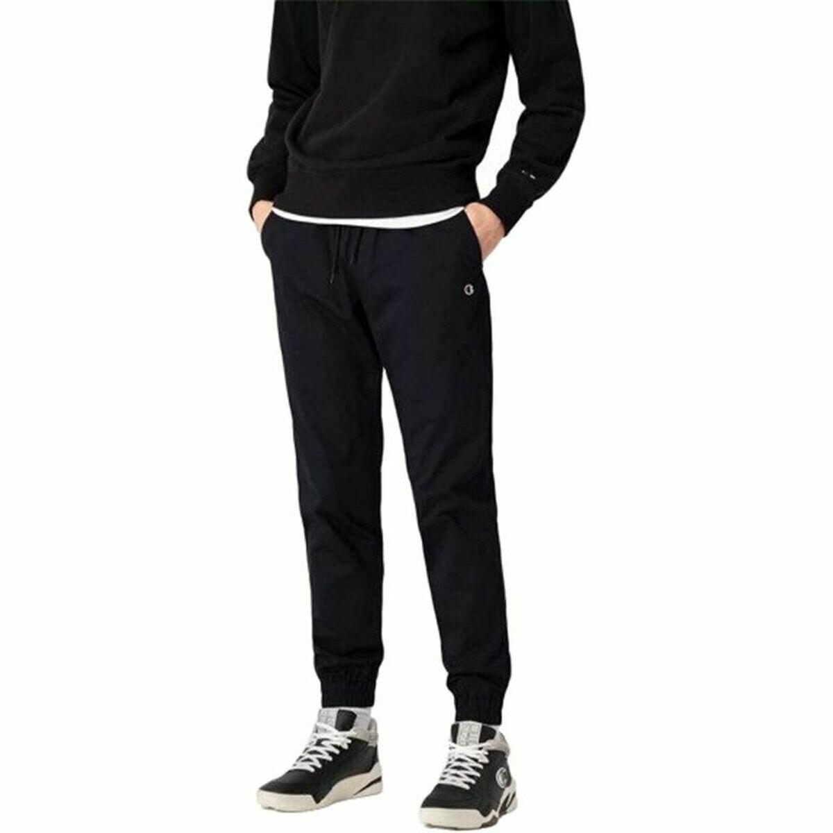 Champion - Pantalon De Sport Long Champion Rib Cuff  Noir - Pantalons - Noir - 40 M - Decathlon
