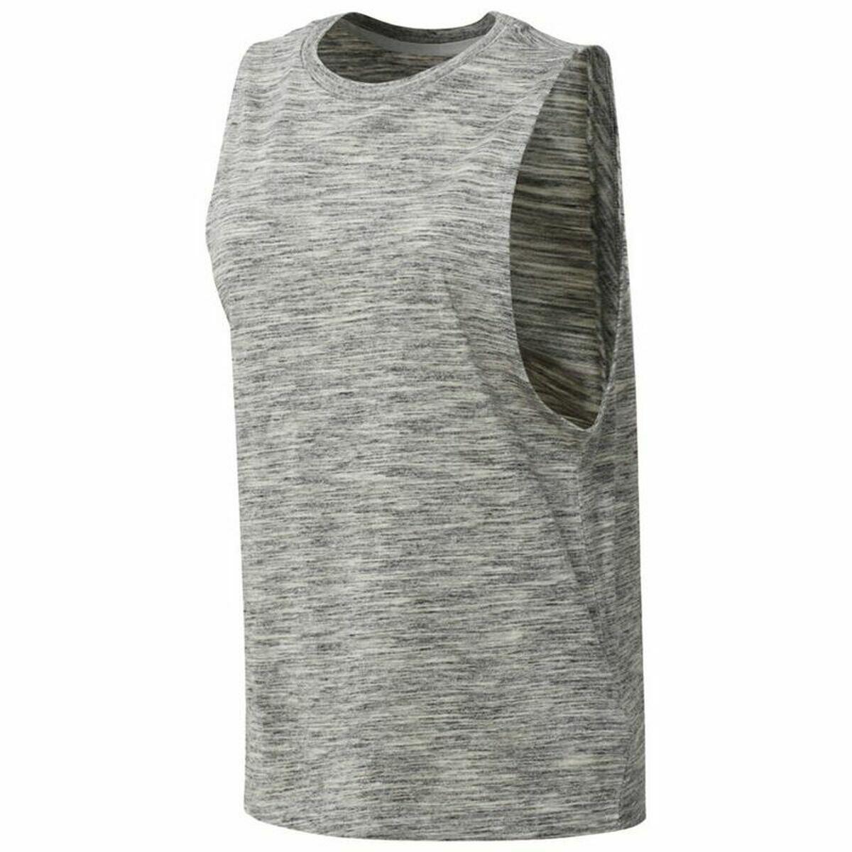 T-shirt de alças mulher reebok marble muscle cinzento