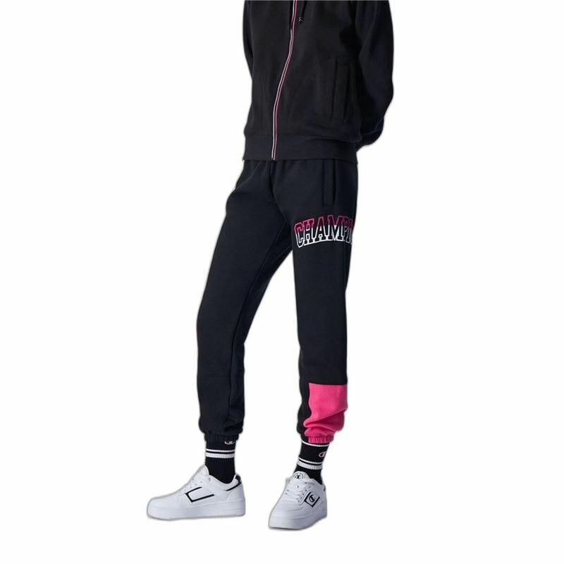 Pantalón Largo Deportivo Champion Elastic Cuff Legacy Negro