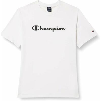 Heren-t-shirt met korte mouwen champion crewneck wit