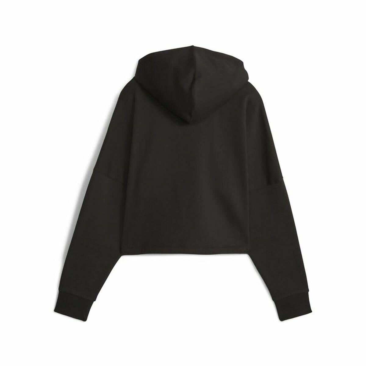 Felpa per Bambini Puma Ess Logo Croppedo Nero 2/5