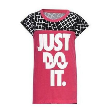 T-Shirt met Korte Mouwen voor kinderen Fitness Nike S2004995 Zwart