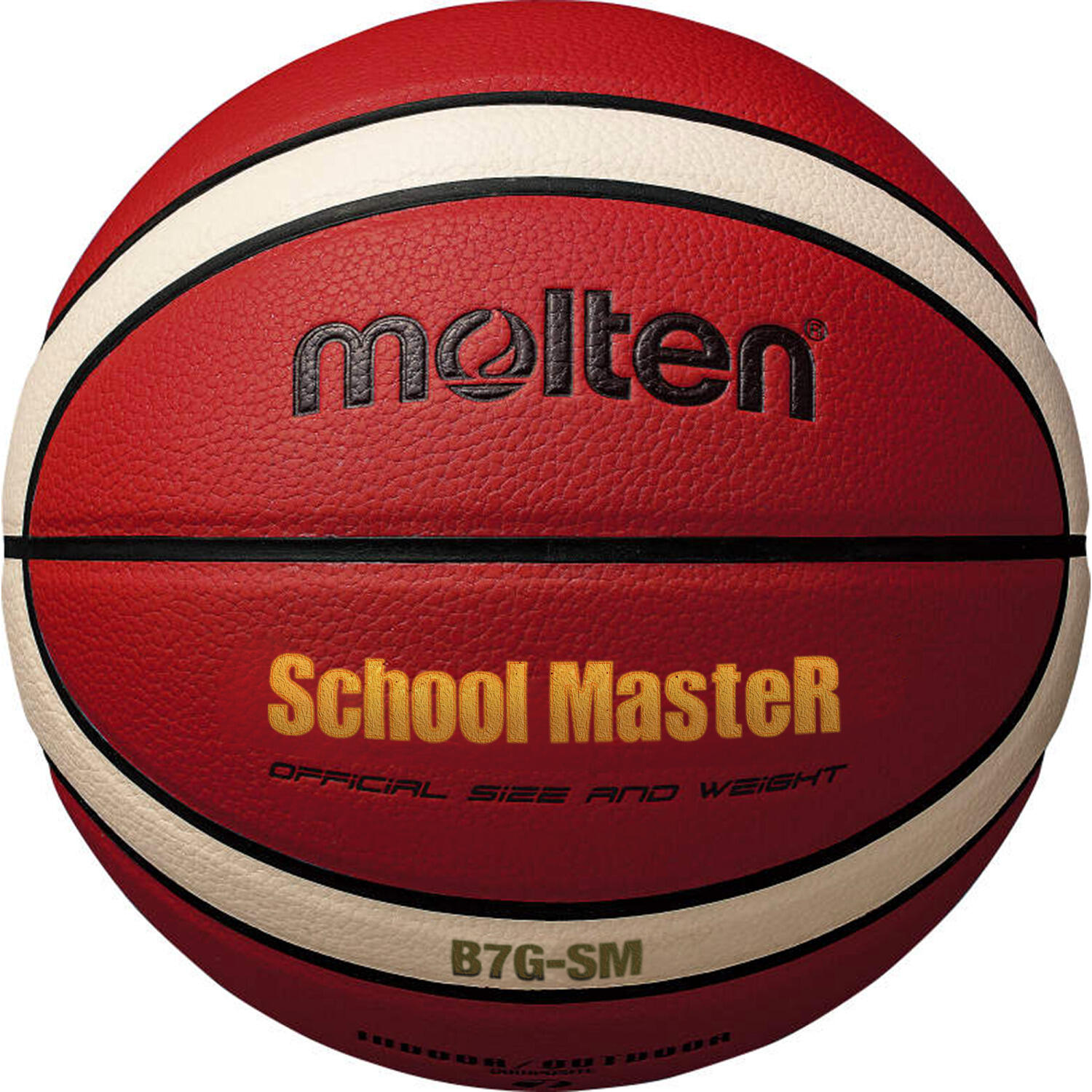 Molten School Master" basketball, Size 6