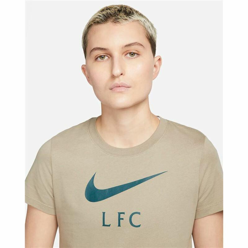 Camiseta de Manga Corta Mujer Nike Liverpool FC Marrón