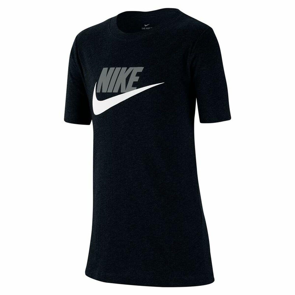 NIKE Camiseta de Manga Corta Infantil Nike Sportswear Negro