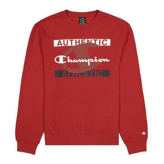 Sweat sans capuche homme Champion Authentic Athletic Rouge